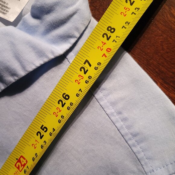 H&M Divided Button Down Shirt Blue Longsleeve Lightweight Size 6 - Picture 9 of 9